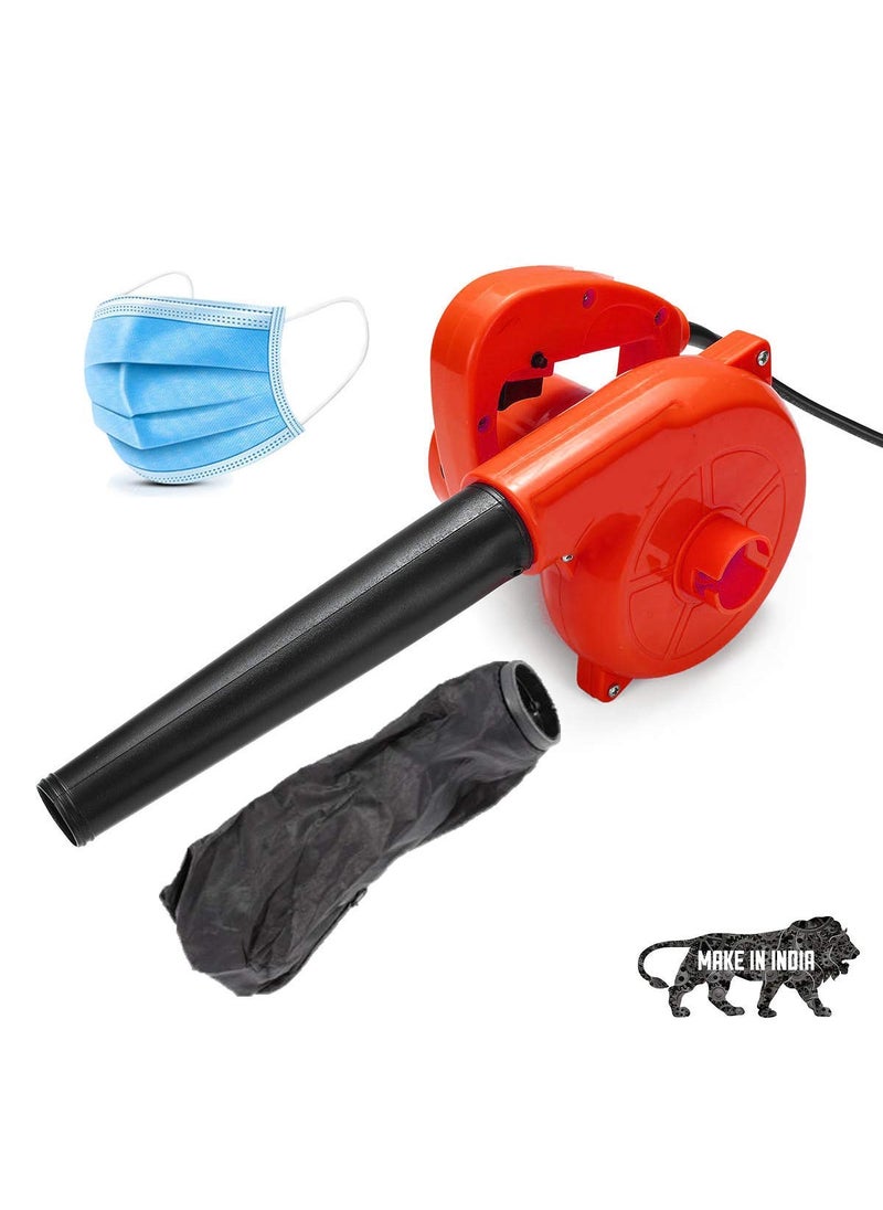 Mawson Mawson 450W600 W 70 MilesHour Unbreakable Plastic Electric Air Blower Dust PC Vacuum Cleaner with Dust Mask Standard Size Color As per avaibility  - Image 1