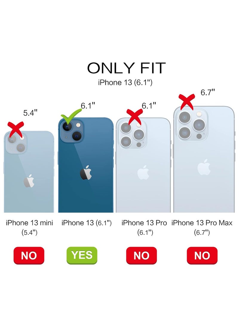 أكاليكس جراب سيليكون متوافق مع iPhone 13 وiPhone 14، سيليكون سائل رفيع، طبقات من المطاط الهلامي الناعم المقاوم للصدمات، جراب هاتف واقٍ مع بطانة TPU متوافق مع iPhone 13 وiPhone 14 (رمادي لافندر) - Image 2