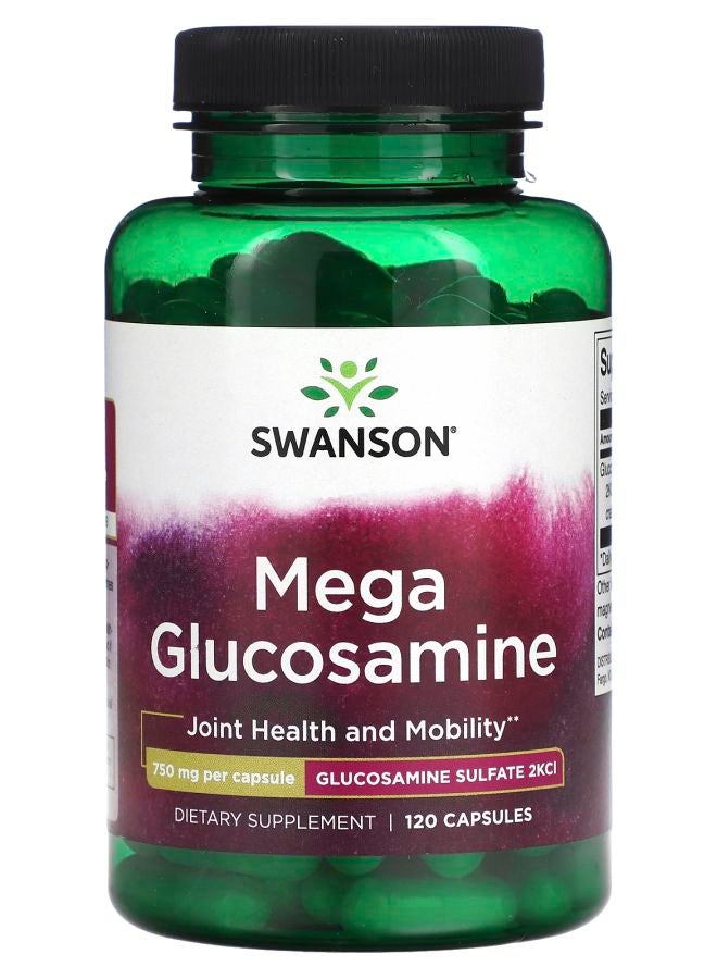 Mega Glucosamine 750 mg 120 Capsules