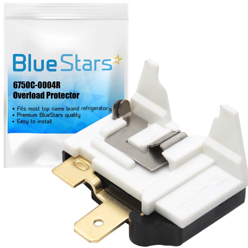 Ultra Durable 6750C0004R Refrigerator Overload Protector Replacement Part by BlueStars Compatible with LG Kenmore Refrigerators Replaces 6750C0005P