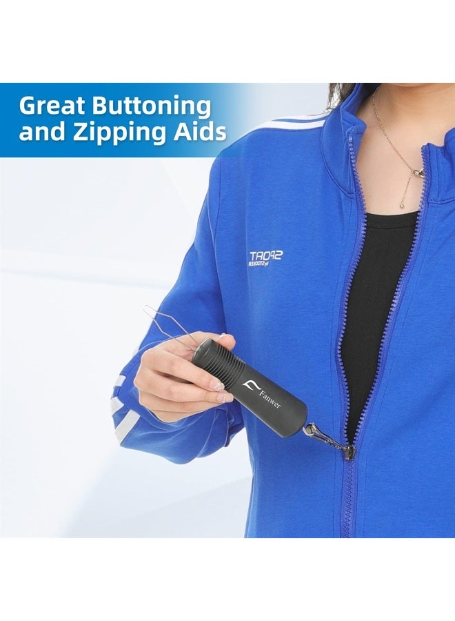 Fanwer Button Hook and Zipper Pull One Hand Buttons aids Button Assist Device - Image 5