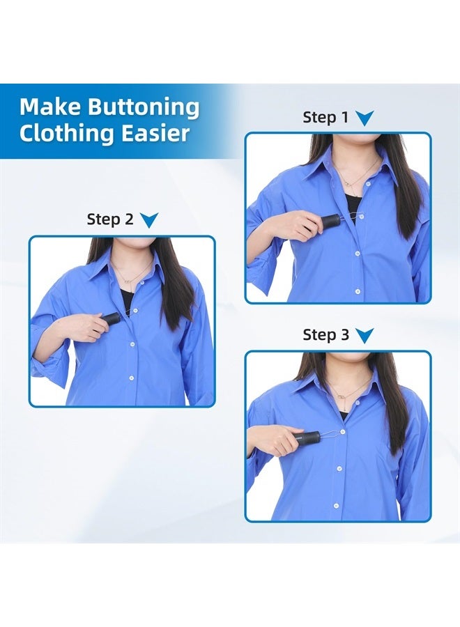 Fanwer Button Hook and Zipper Pull One Hand Buttons aids Button Assist Device - Image 4
