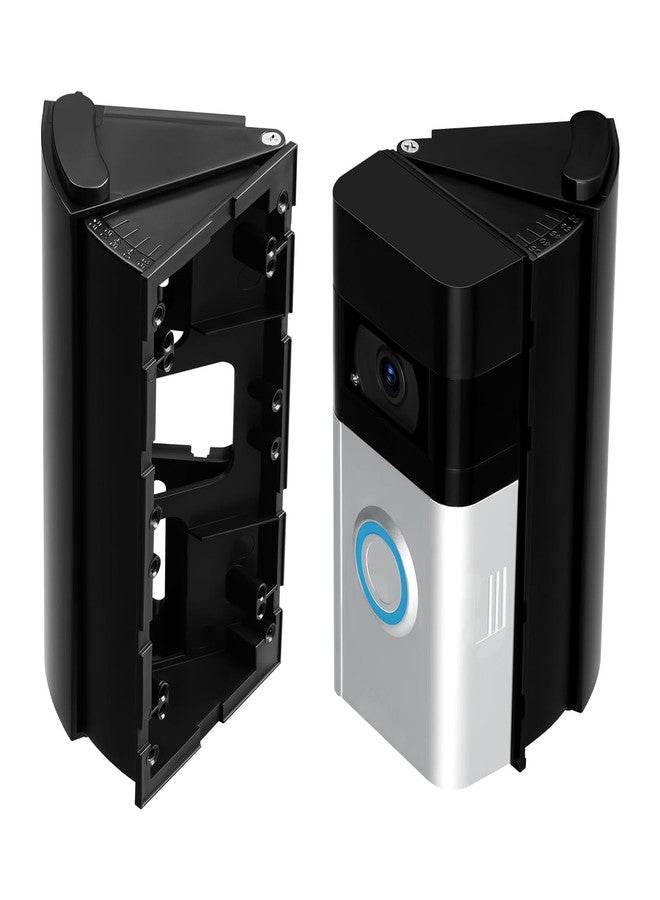 OLAIKE Adjustable 30 to 60 Degree Ring Doorbell Angle Mount for Doorbell 4/3/3 Plus/2nd Gen (2020 release)/2/1st, Ring Doorbell Mount, Ring Camera Door Mount, Ring Doorbell Holder for Apartment Door - Image 1