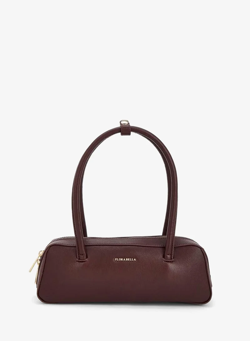 Flora Bella By Shoexpress Solid Shoulder Bag With Zip Closure