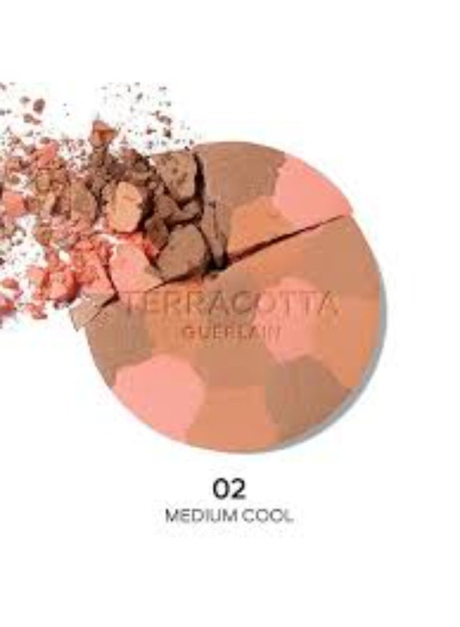 غيرلان بودرة جيرلان تيراكوتا لايت ذا صن كيسد هيلثي جلو كولور 02 متوسط ​​بارد - Image 2