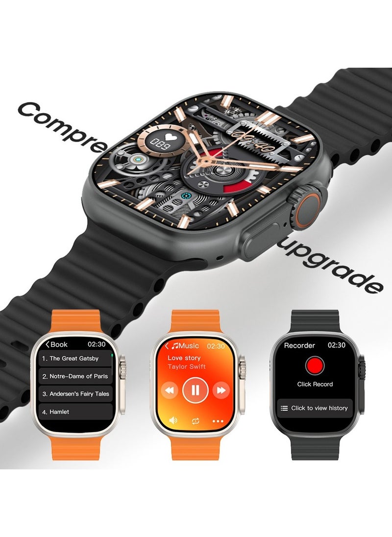 Generic - T1000 ULTRA BIG Infinite Display Smart Watch SERIES 9 - White - Image 1