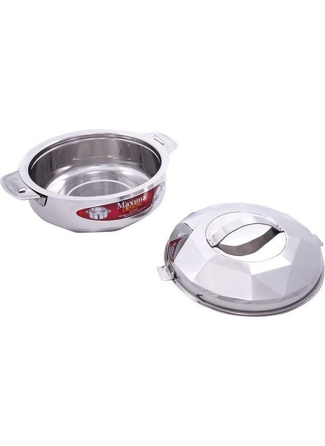 Maxima - Set of 3 Stainless Steel Hotpot Silver - Image 1