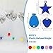 Charnoel 80 Pcs Plastic Balloon Weights Colorful Weights for Balloons for Birthday Party Christmas Wedding Celebration Decoration Balloon Heart Star Shaped 7 Colors - Image 4