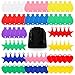 Charnoel 80 Pcs Plastic Balloon Weights Colorful Weights for Balloons for Birthday Party Christmas Wedding Celebration Decoration Balloon Heart Star Shaped 7 Colors - Image 2
