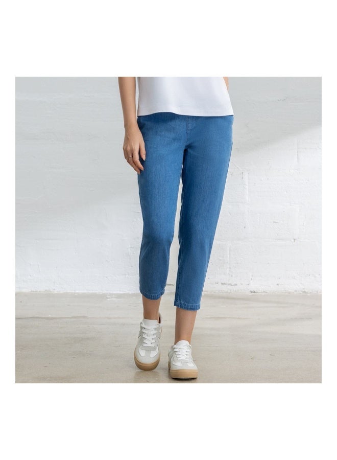 GIORDANO Women's Blue Denim Jeans - Image 4
