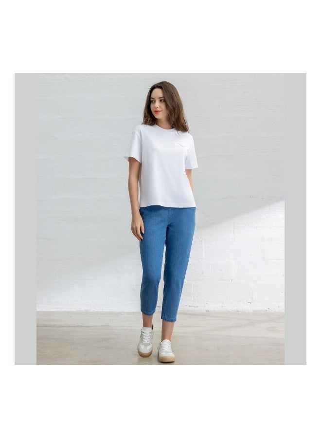 GIORDANO Women's Blue Denim Jeans - Image 3