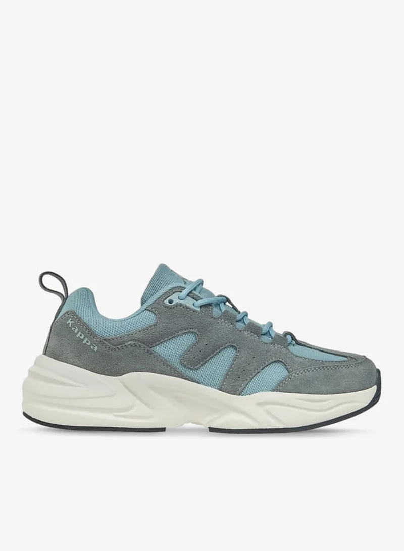 Womens Panelled  Lace-Up Sports Shoes with Pull Tab