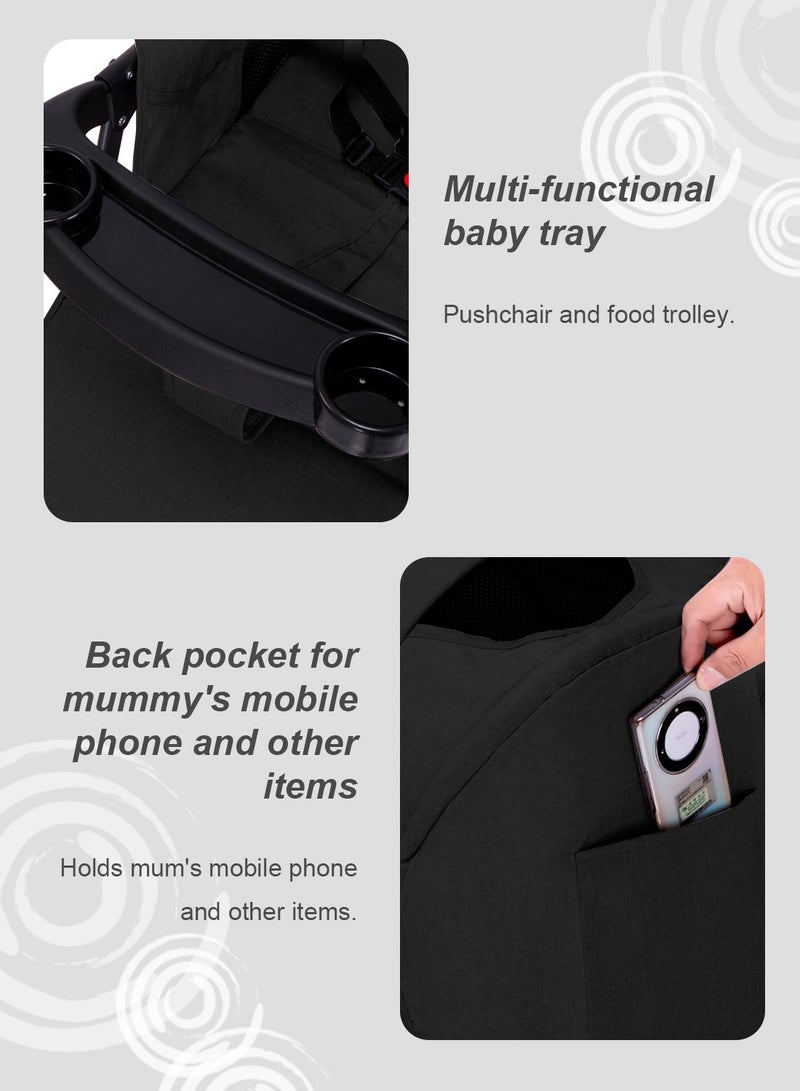 ما بيبي عربة أطفال مزدوجة للأطفال، عربات أطفال مزدوجة جنبًا إلى جنب، عربة أطفال مزدوجة قابلة للفصل وقابلة للانعكاس مع مظلة ومسند ظهر قابل للتعديل، يمكن الجلوس والاستلقاء - Image 4