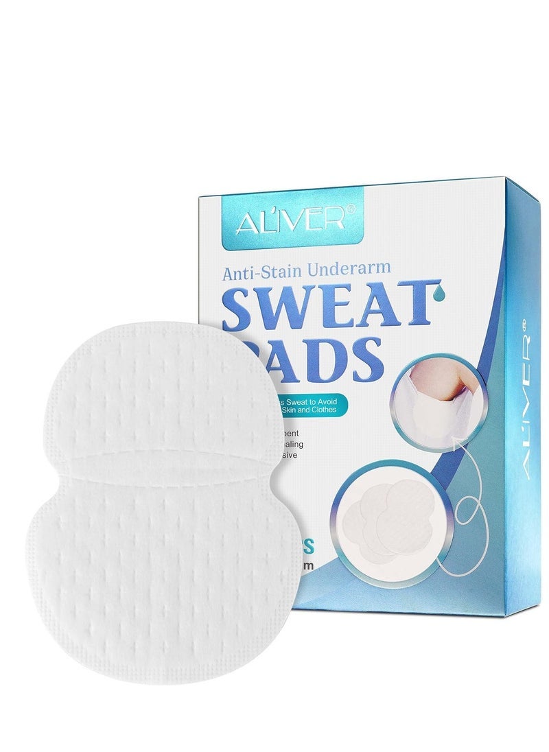 ALIVER 28PC Underarm Sweat Pads – Premium Disposable Armpit Shields for Men & Women, Extra-Strong Adhesive, Invisible Fit, Ultra-Comfortable, Sweat-Proof Protection for Clothes, Non-Slip Dress Guards for Daily Use, Active Lifestyle, and Special Occasions  - Image 1