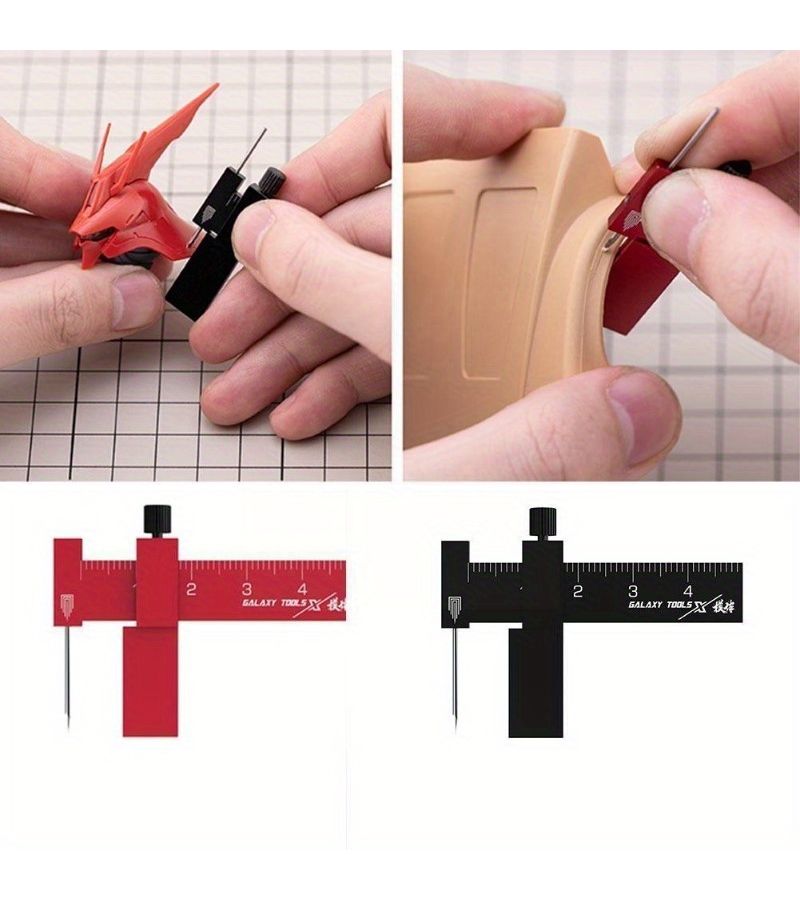 Equidistant Parallel Scriber Black For Figure Kit Military Miniature Scale Model Hobby Resin Machinists Technicians Craftsmen - Image 4