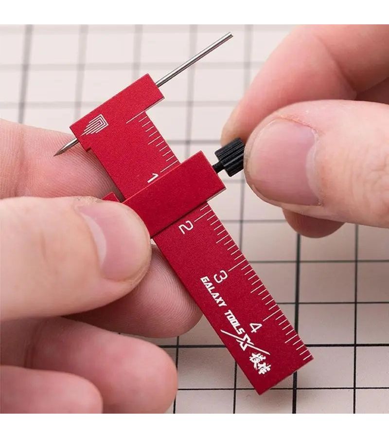 Equidistant Parallel Scriber Black For Figure Kit Military Miniature Scale Model Hobby Resin Machinists Technicians Craftsmen - Image 3