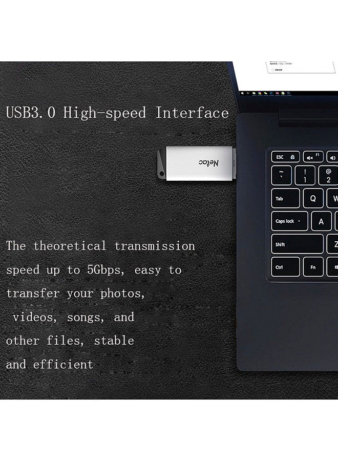 Netac U185 32GB USB3.0 High-speed U Disk USB Flash Drive Built-in Encryption Software Small Size Plug and Play Wide Compatibility 32 GB - Image 4