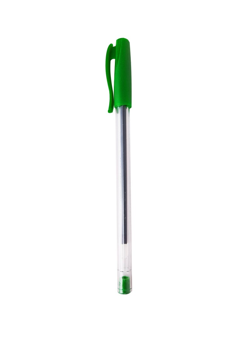 Flair Extra Smooth Jet-Line Ball Pen Set of 25 Pcs, Green - Image 2
