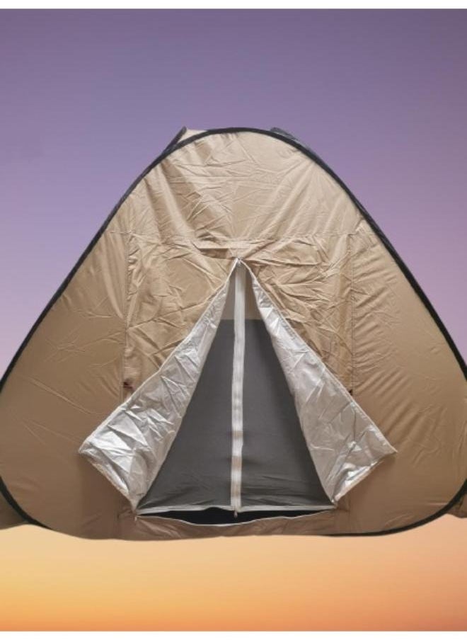 Generic - Double Person Instant Pop-Up Tent, for Camping Tent Automatic Quick Release Waterproof Outdoor Fishing Sun Shade Picnic BBQ Beach Size: 2*2*1.35m - Image 1