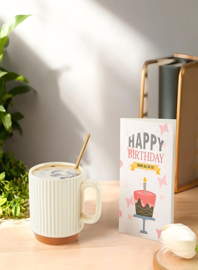 EVERMOW Mug Gift Birthday Gifts Set for Women, Spa Baskets Gift Box Unique Happy Birthday Gifts Ideas for Women Mom Her Friend Sister Wife Daughter Girlfriend Coworker, Ceramic Mug 12 OZ (Off-white) - Image 2