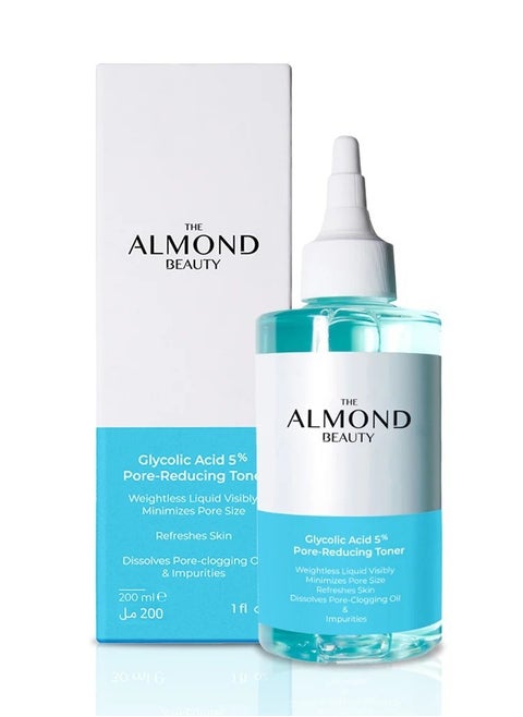 Exfoliating Pore-Reducing Toner with Glycolic Acid 5% AHA + BHA for Clear Skin