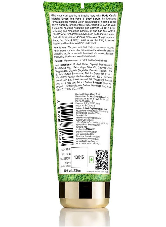 Matcha Green Tea Face And Body Scrub, 200Ml - pzsku/Z2187C166E64ED1E4504DZ/45/_/1730798998/62cef642-fb78-4d42-9c57-fa00fe7fd277