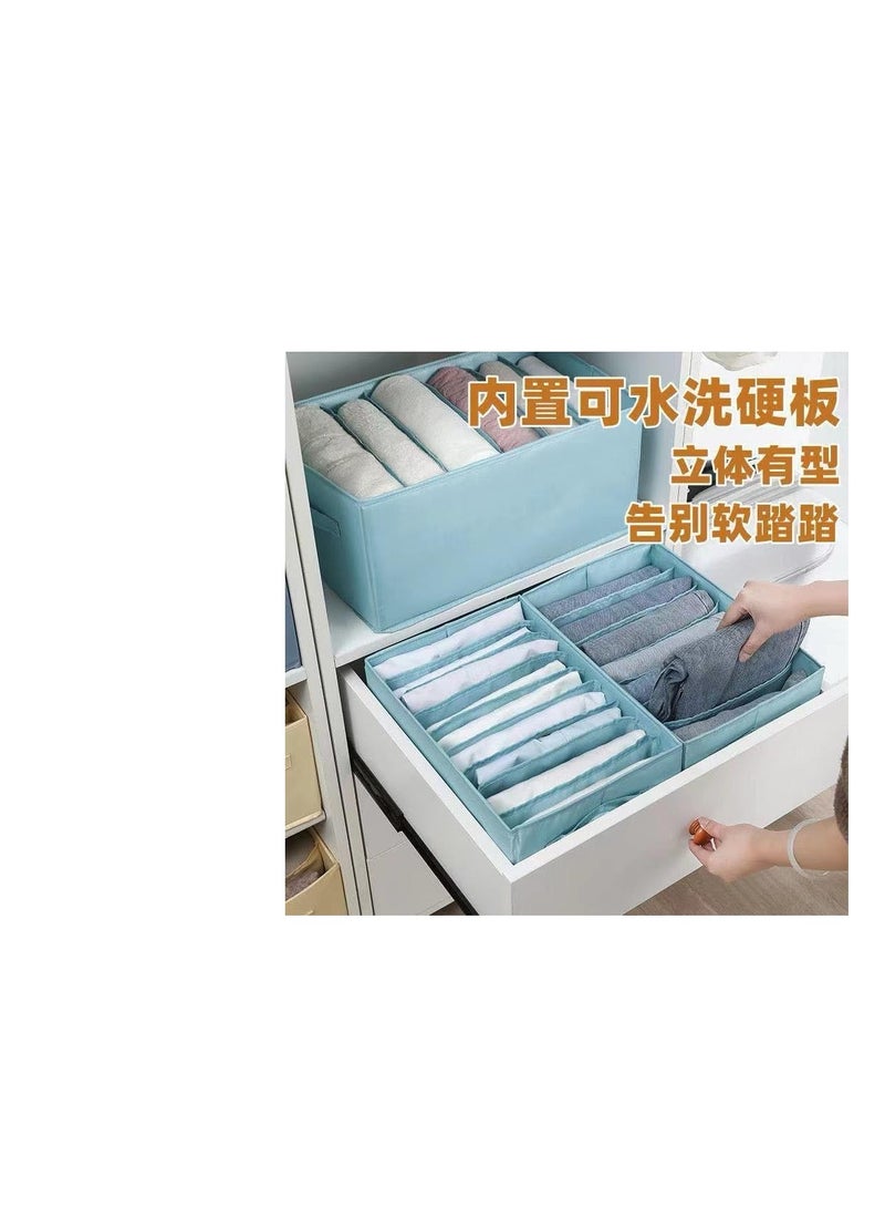 منظم البنطلونات 9 خانات - الحل المثالي لدولاب مرتب وأنيق AB (ازرق) - Image 4