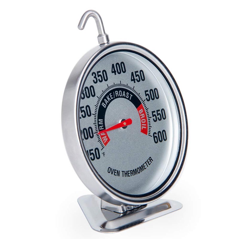 defull Extra Large 3" Oven Thermometer with Easy-Read Dial | 150-600Â°F Pro Accurate Temp Gauge for Kitchen, Baking, Grill & Meat | Hang or Stand for Gas/Electric Ovens - Image 3