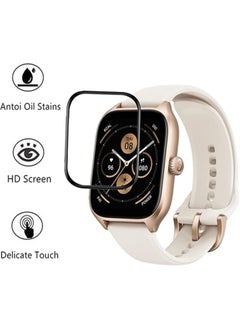 Generic Screen protection with a black frame for the Amazfit GTS 4 Mini smart watch  - Image 2