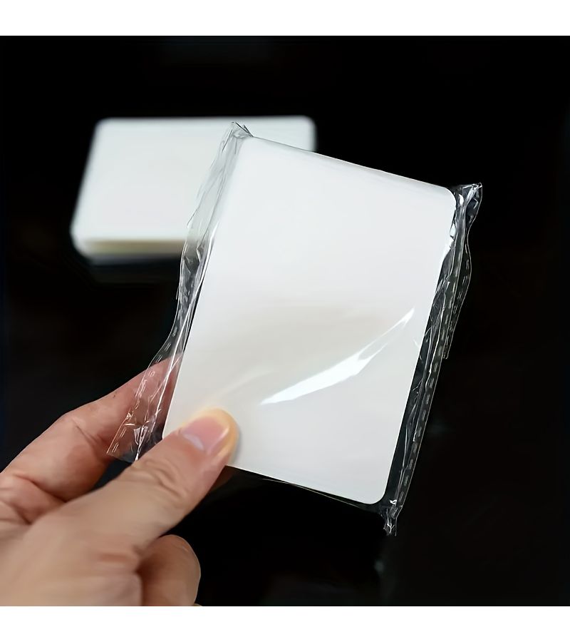 100 ورقة لاميناشن حرارية بمقاس 2.6 × 3.7 بوصة، واقيات صور شفافة من PVC مقاومة للبقع - Image 2