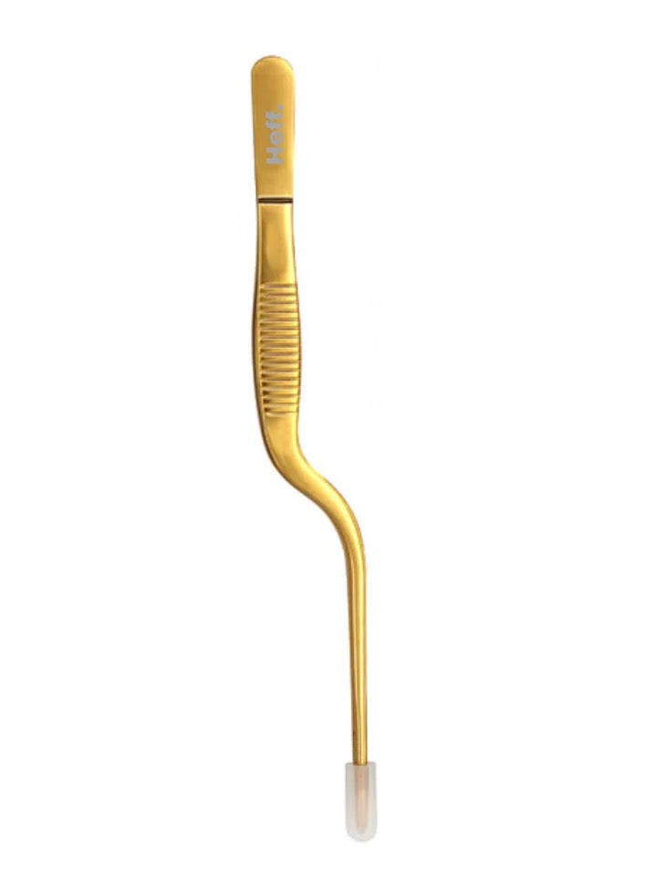 Heff OFFSET TWEEZER 6” inch (Glossy Gold) - Image 1