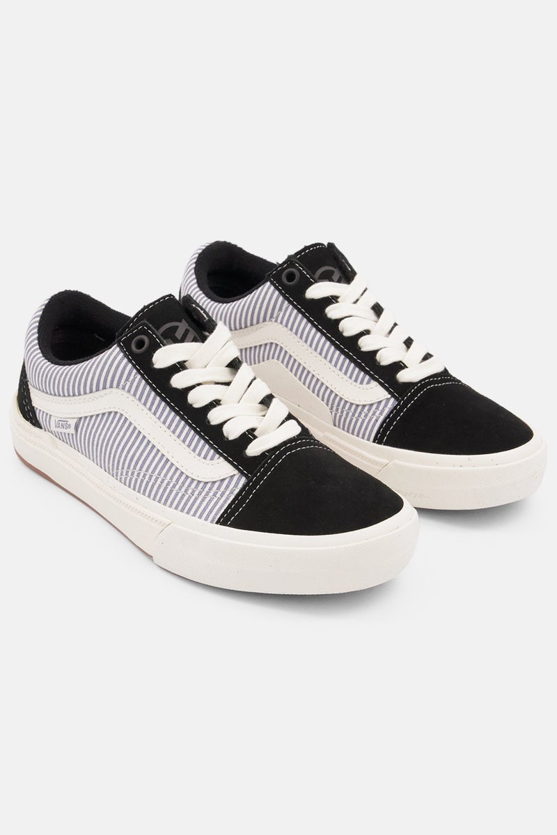 VANS Kids Boy Lace Up Bmx Old Skool Casual Shoes, Black Combo - Image 1