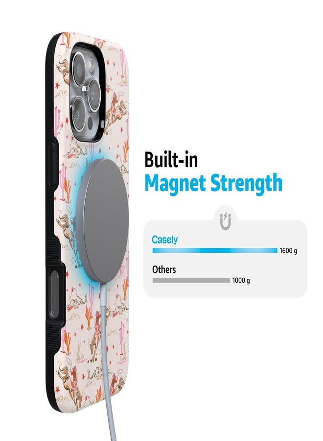 Casely iPhone 16 Pro Max Case | Cowgirl Canyon | FashionPass | Compatible with MagSafe | Bold Protective Case Design - Image 2