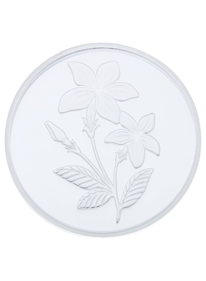 Emirates Minting 50 Grams Flower Silver Coin 999 Purity - Image 1