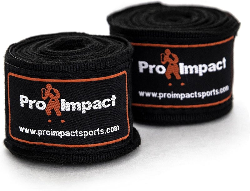 Pro Impact 180 Inch Mexican Style Boxing Hand Wraps – Stretchable Wrist & Knuckle Support for MMA, Muay Thai, Kickboxing, Heavy Bag & Combat Training – Men & Women - Image 1