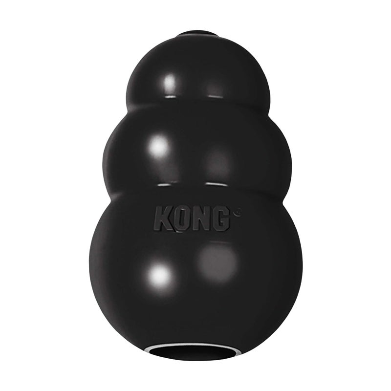 KONG Extreme Dog Toy - Fetch & Chew Toy - Treat-Filling Capabilities & Erratic Bounce for Extended Play Time Most Durable Natural Rubber Material - for Power Chewers - for Medium Dogs - Image 1