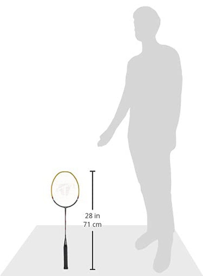 ترايامف مضرب تنس الريشة Triumph Bolt خفيف الوزن مصنوع من مركب الجرافيت، مع حقيبة Star-3R ذات حجرة واحدة، لون أزرق - Image 4