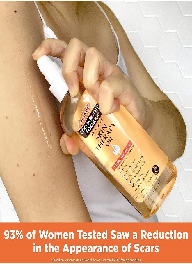 PALMER'S - Palmer's Cocoa Butter Formula Skin Therapy Moisturizing Body Oil-Vitamin E-Rosehip Fragrance-Improve scars,stretch marks,dry,damaged skin,uneven tone,ageing skin-Mineral Oil,Paraben Free-60ML - Image 1