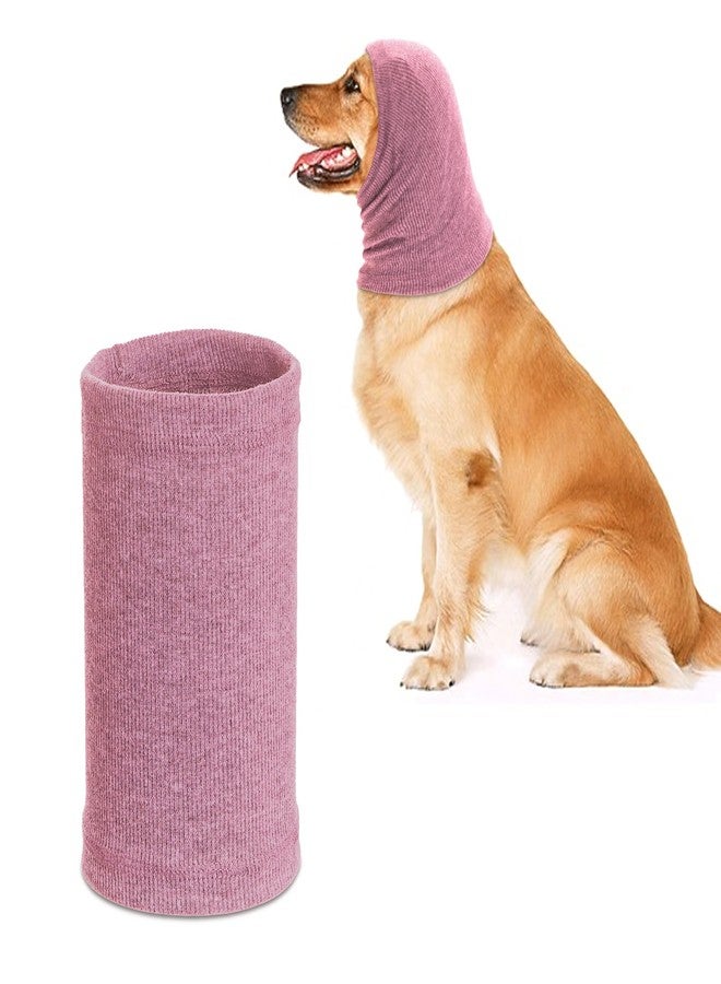 Rbenxia Quiet Ears for Dogs, 1 Piece Dog Ear Cover Hoodies Dog's Ear Muffs Headband Noise Ear Protection Warm Winter Ear Scarf for Dogs (Pink, Medium) - Image 1