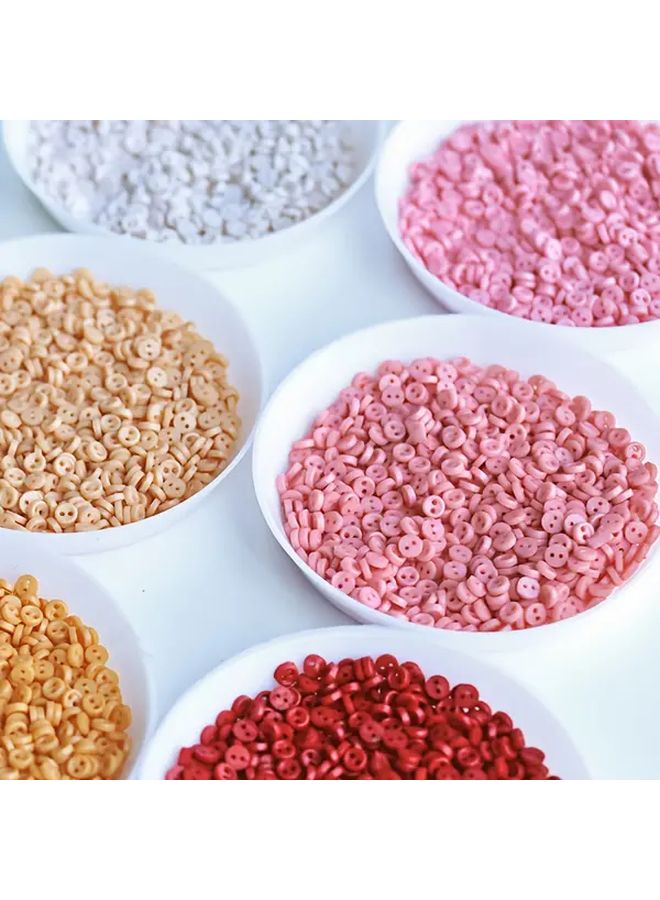 60pcs Tiny 0 3cm Round Sewing Buttons Retro Mixed Colors for Crafts Clothing - Image 5