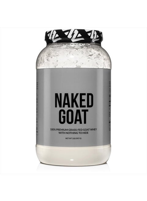 Naked Goat - Pasture Fed Goat Whey Protein Powder from Small-Herd Wisconsin Dairies, 2Lb Bulk, GMO Free, Soy Free. Easy to Digest - All Natural - 23 Grams of Protein - 30 Servings
