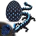 YILCER 3D Printed Dragon Eggs Glow in The Dark Prefilled Easter Eggs with Dragon Toy for Basket Stuffers 3D Printed Animals for Goodie Bag Fillers Unique Easter Basket Essentials for Kids Teens - Image 3