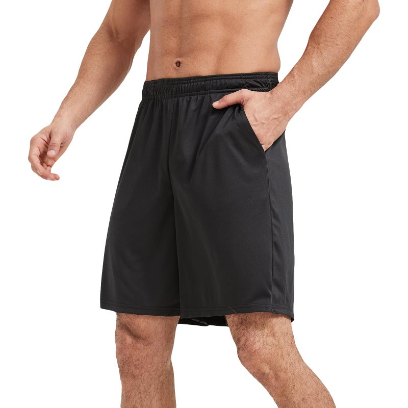 AKAWOOKO 5 Pack Men's Athletic Gym Shorts with Pockets Quick Dry Activewear Workout Running Shorts for Men - Image 2