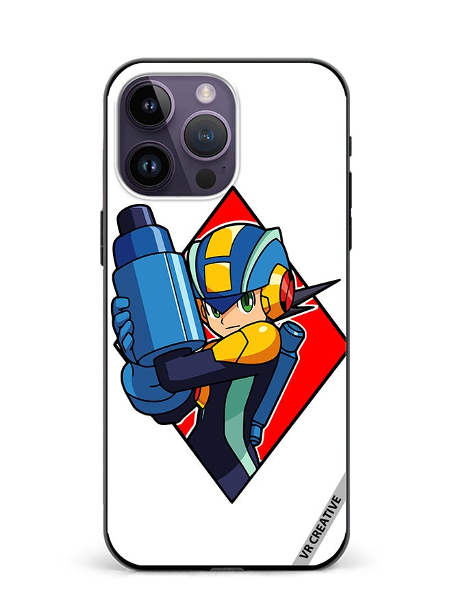 Protective Case Cover For Apple iPhone 16 Pro Max Mini Fireman Exe Design Multicolour