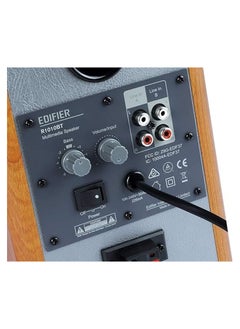 EDIFIER Edifier R1010BT Powered Bluetooth Bookshelf Speaker Bluetooth 5.1 Brown  - Image 3