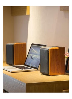 EDIFIER Edifier R1010BT Powered Bluetooth Bookshelf Speaker Bluetooth 5.1 Brown  - Image 2
