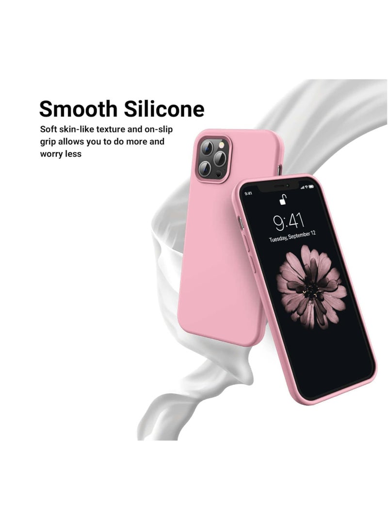 Silicone Case Compatible with iPhone 14 Pro - Perfect Protection and Stylish Design, Compatible with Wireless Charging, Protects from Bumps and Scratches. (Pink) - Image 2