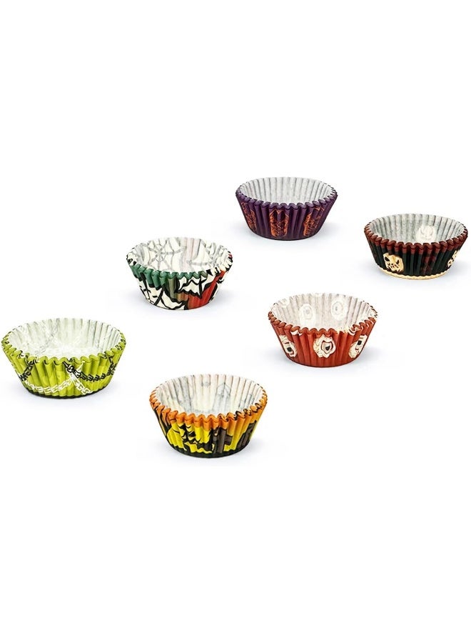 qiqee qiqee Halloween Standard Cupcake Liners Cupcake Cups 300-Count Food Grade Gradient Design Cupcake Papers Baking Cups Cupcake Wrappers for Halloween(Standard Size)  - Image 4