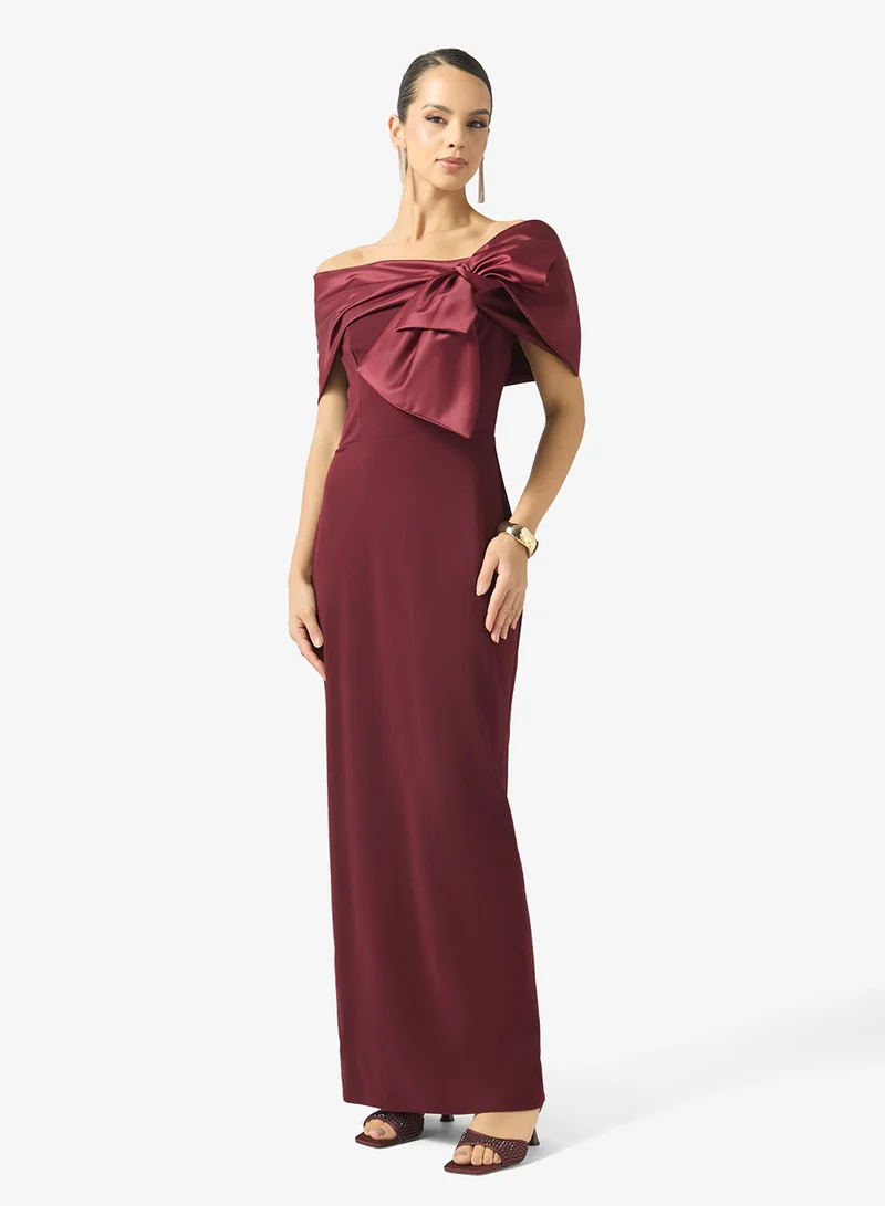 Off Shoulder Evening Gown