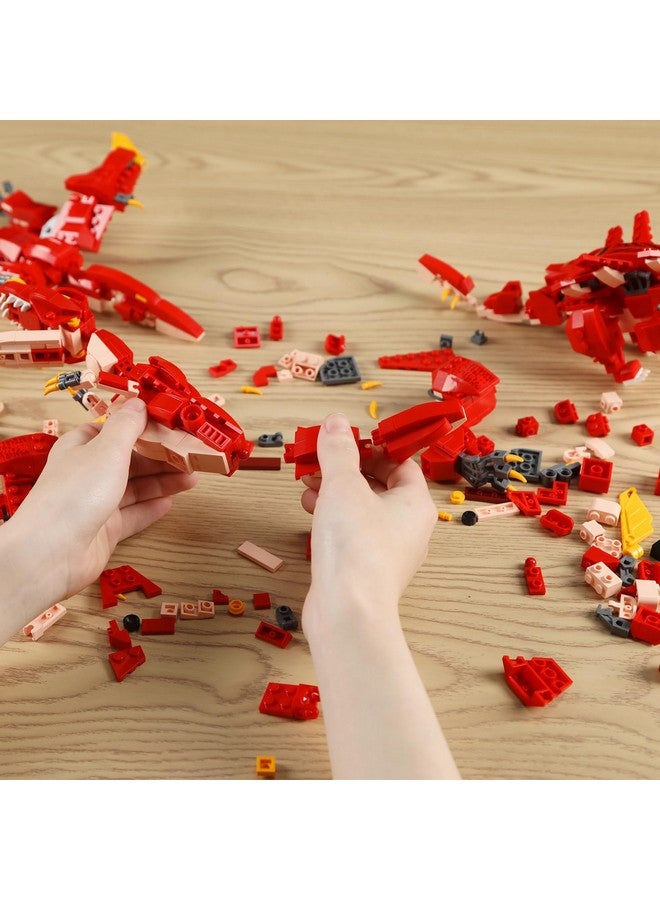HSANHE Stem 3 In1 Dinosaurs Building Kits 287Pcs, Toys For Kids Age 6-10 Year Old, Educational Building Sets Best Gifts For Boy 6-10 - Image 5
